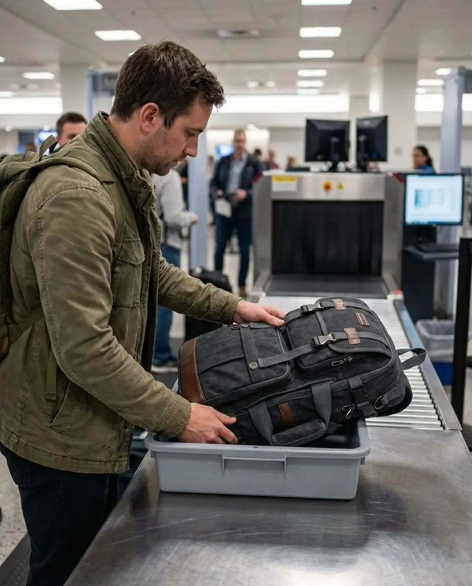 witzman tsa-friendly backpack for men