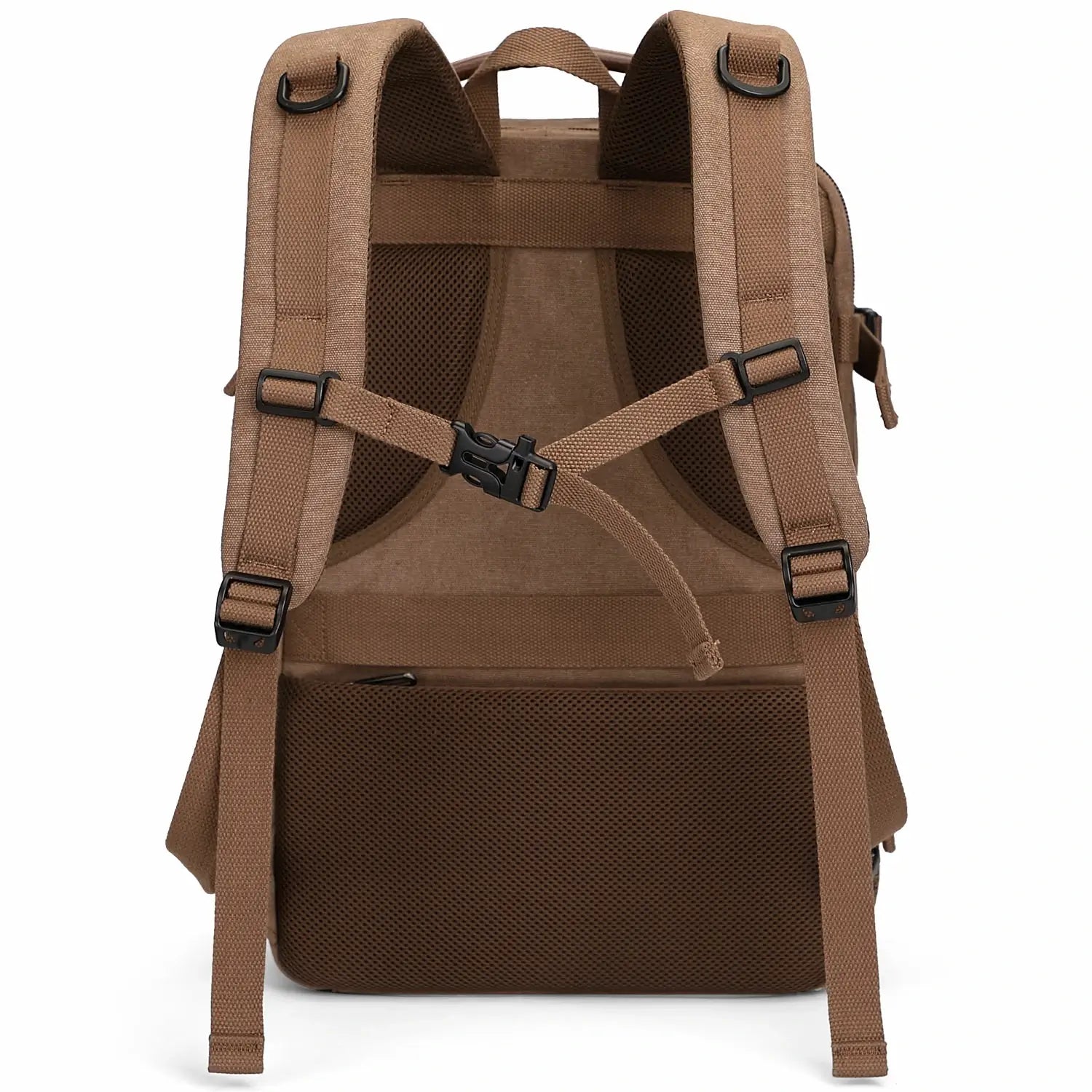 Men’s Canvas Travel Backpack TSA Vintage Carry-On Bag A8012