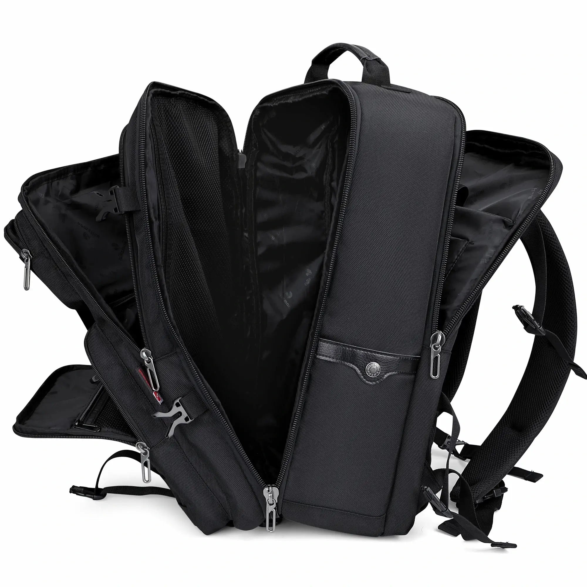 B688 Best large travel backpack carry on luggage bag black backpacks 45L fit 17 inch laptop