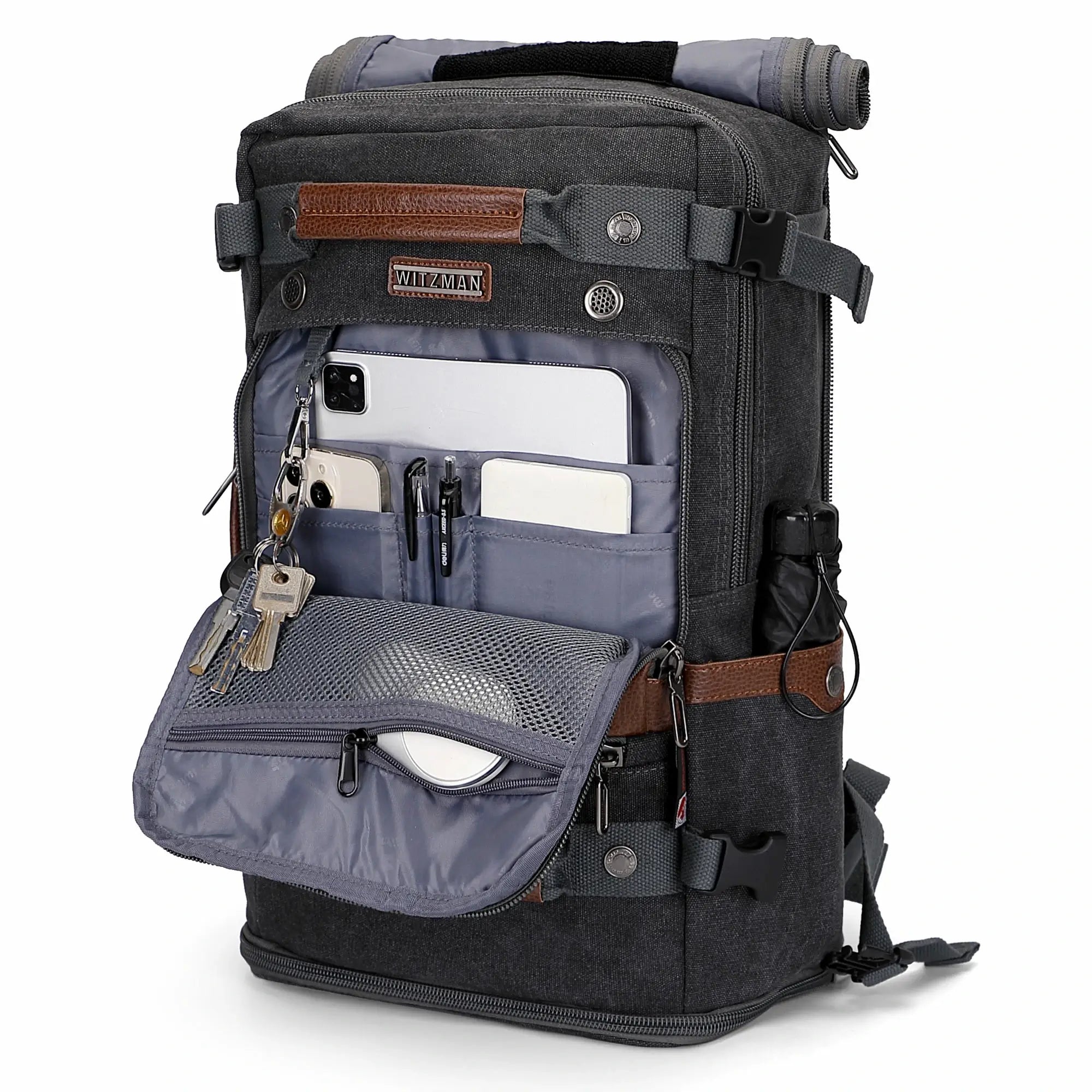 Travel Luggage Canvas Backpack for Men 22.5 inch A2021-2