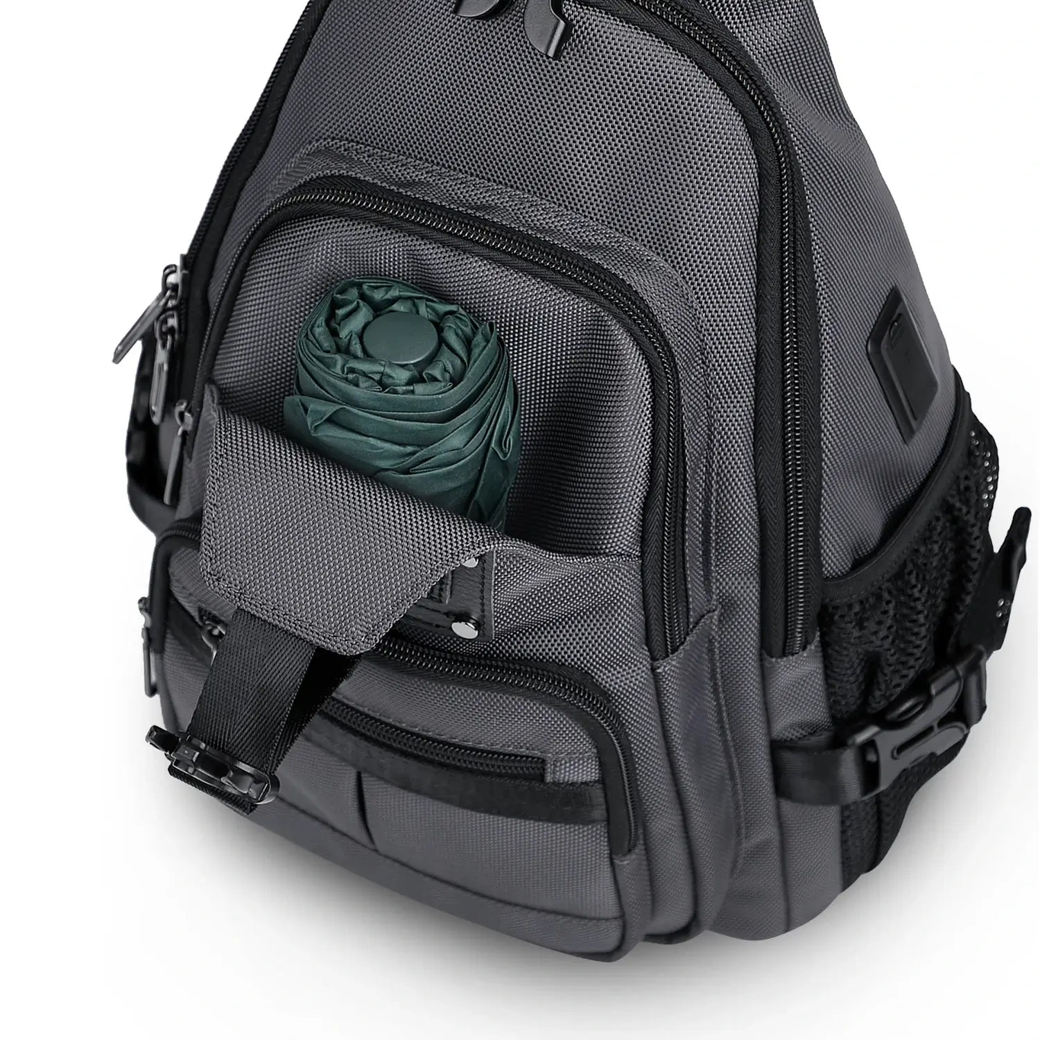 Casual Nylon Chest Bag Triangular Crossbody Sling Bags For Men B735