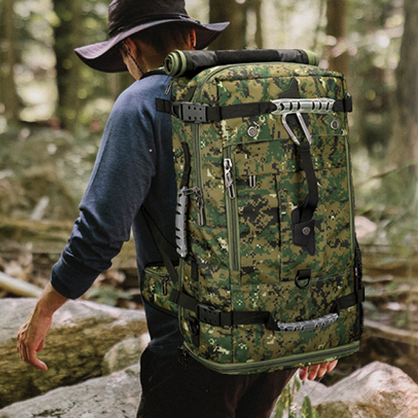 camo travel backpacks for mens