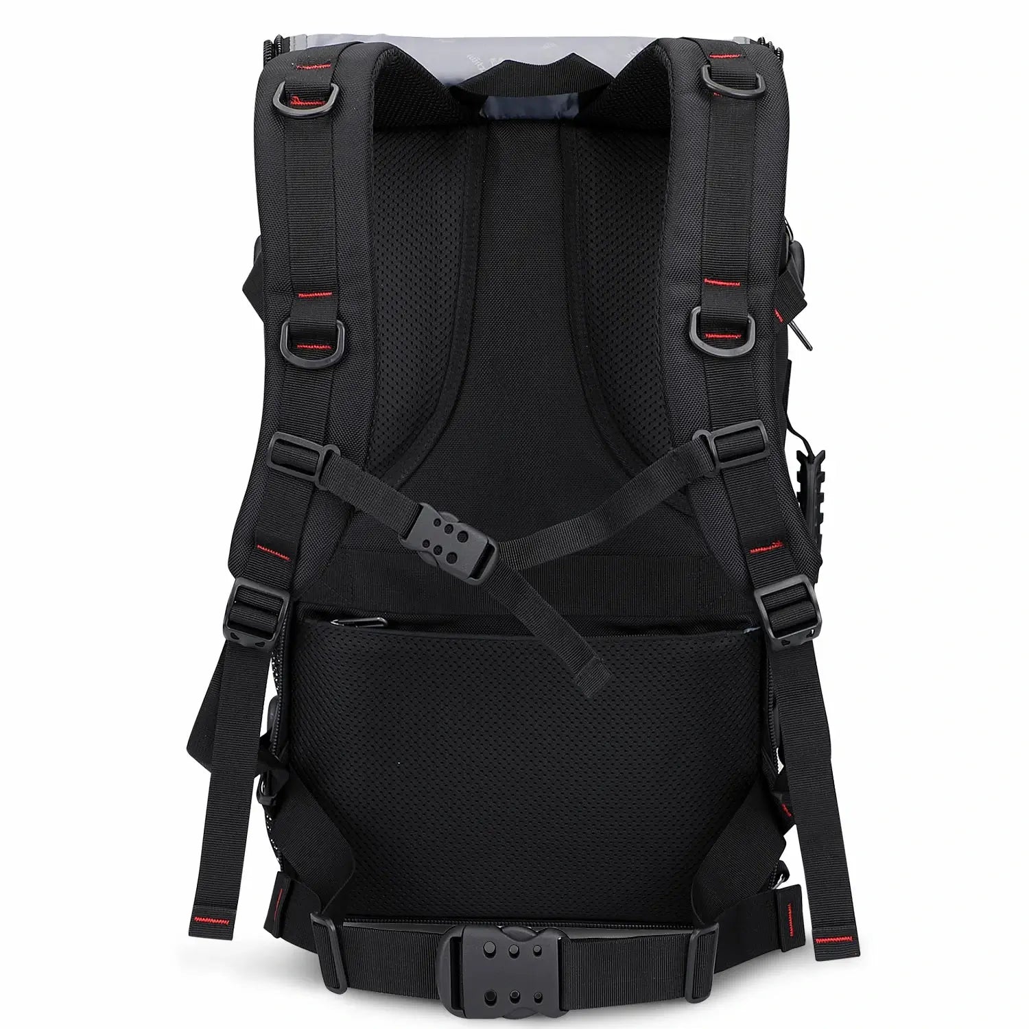 WITZMAN 45L convertible nylon travel backpack for men with USB port and multiple compartments b685