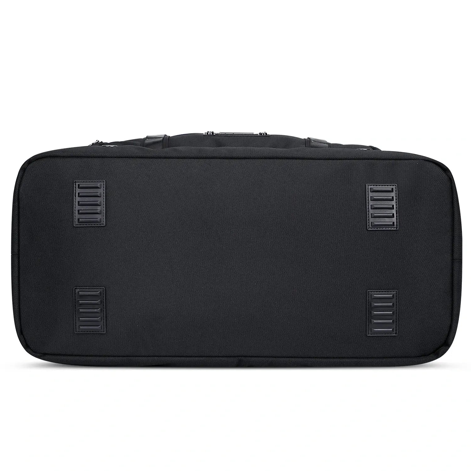 WITZMAN B720 men’s large nylon duffel bag with double-layer shoe compartment - black bag