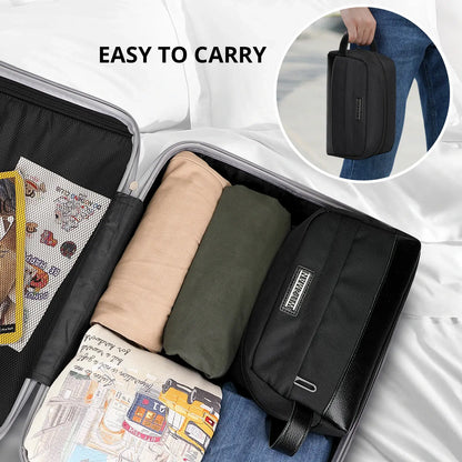 B692 Black Travel Bathroom Bag Toiletry Bag Shaving Bag Cosmetic bag