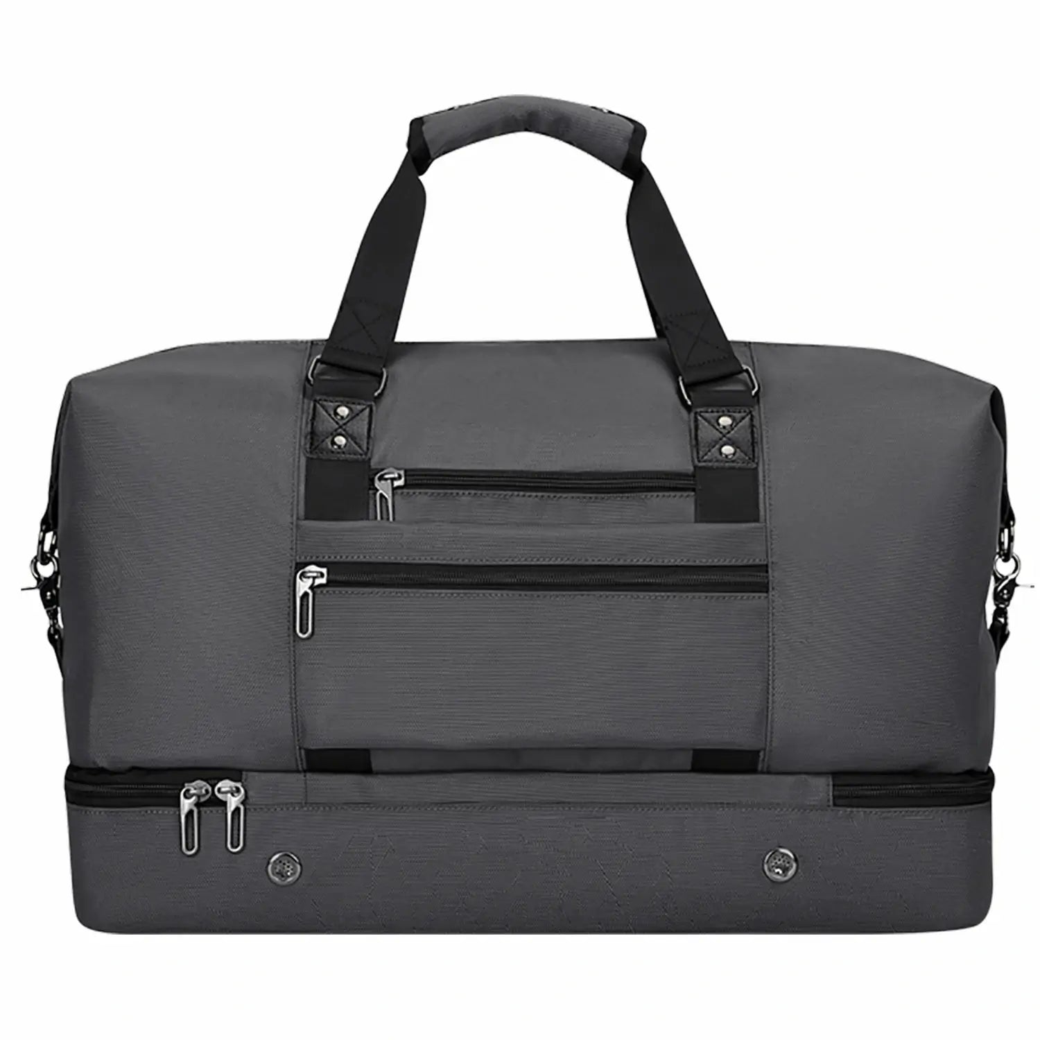 Large weekender duffle bag witzman b696 #color_grey