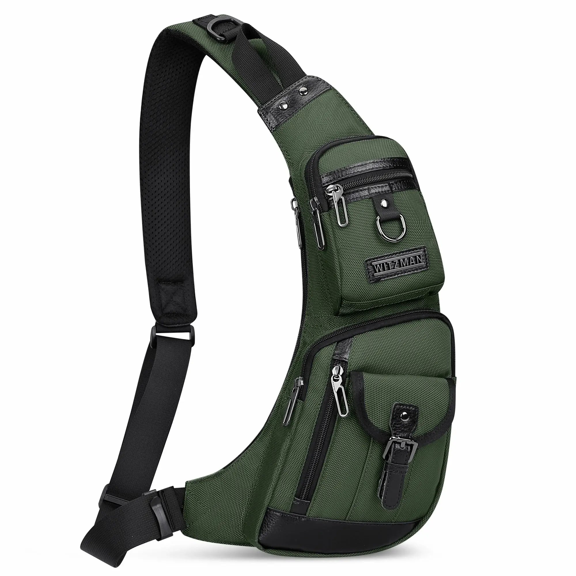 witzman b702 sling bag nylon amry green