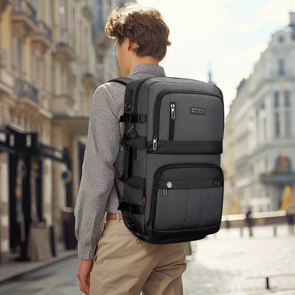 laptop travel backpack business carry on pack #color_grey