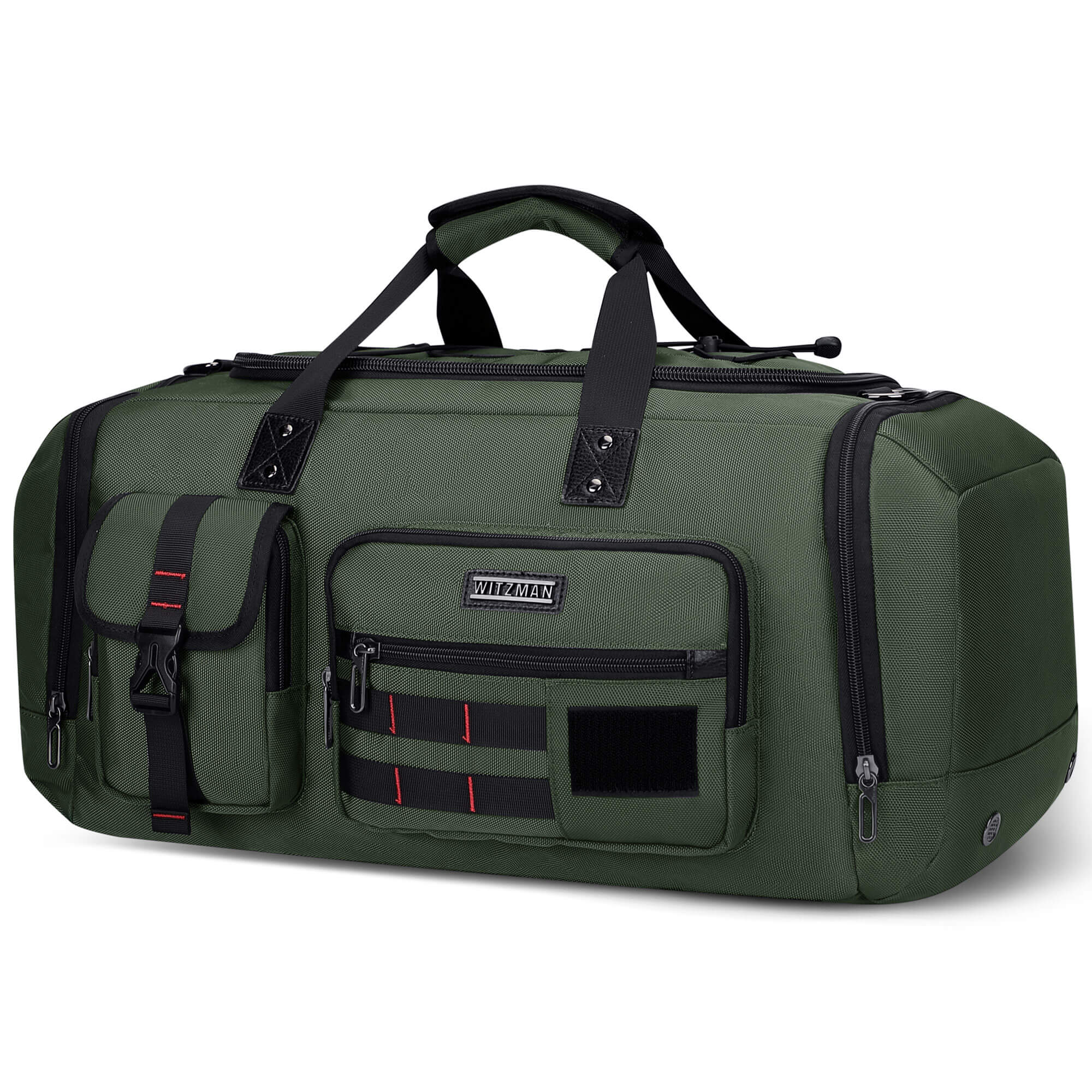 witzman b693 nylon duffel bag 
 color_green
