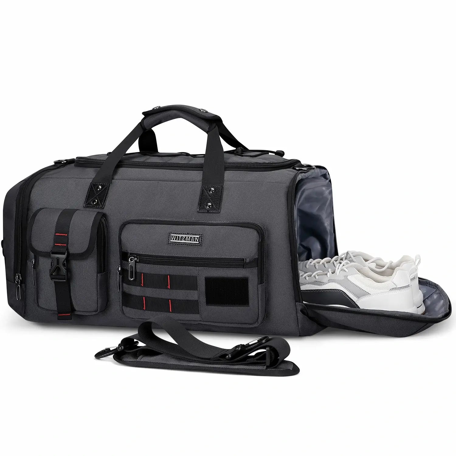 witzman b693 nylon duffel bag 
 #color_grey