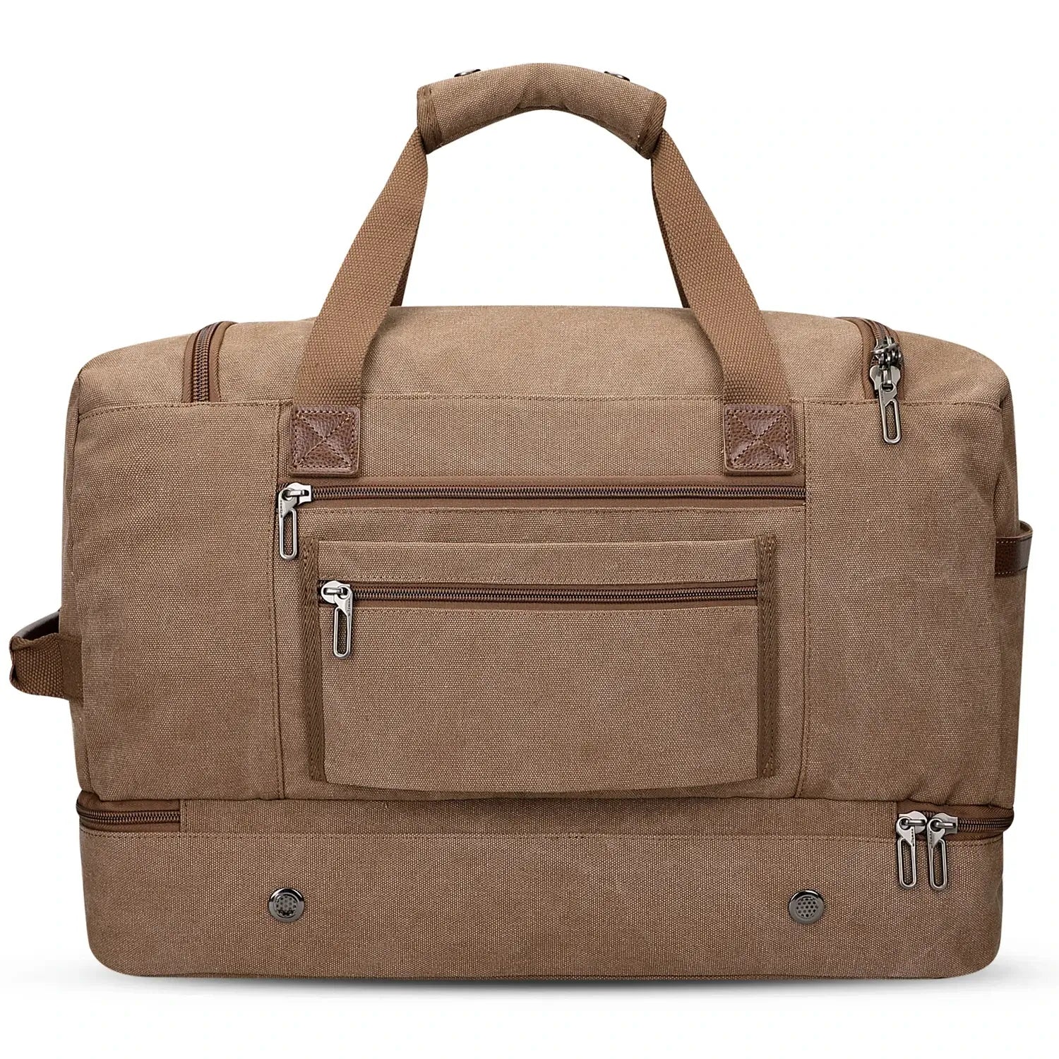 Classic Vintage Canvas Duffel Bag with Toiletry Set A8010-2