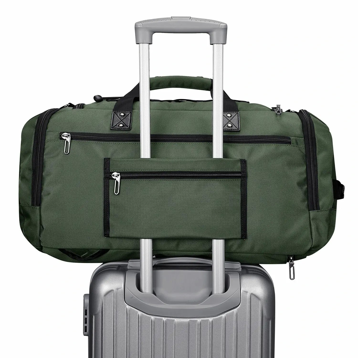 witzman b693 nylon duffel bag 
 color_green