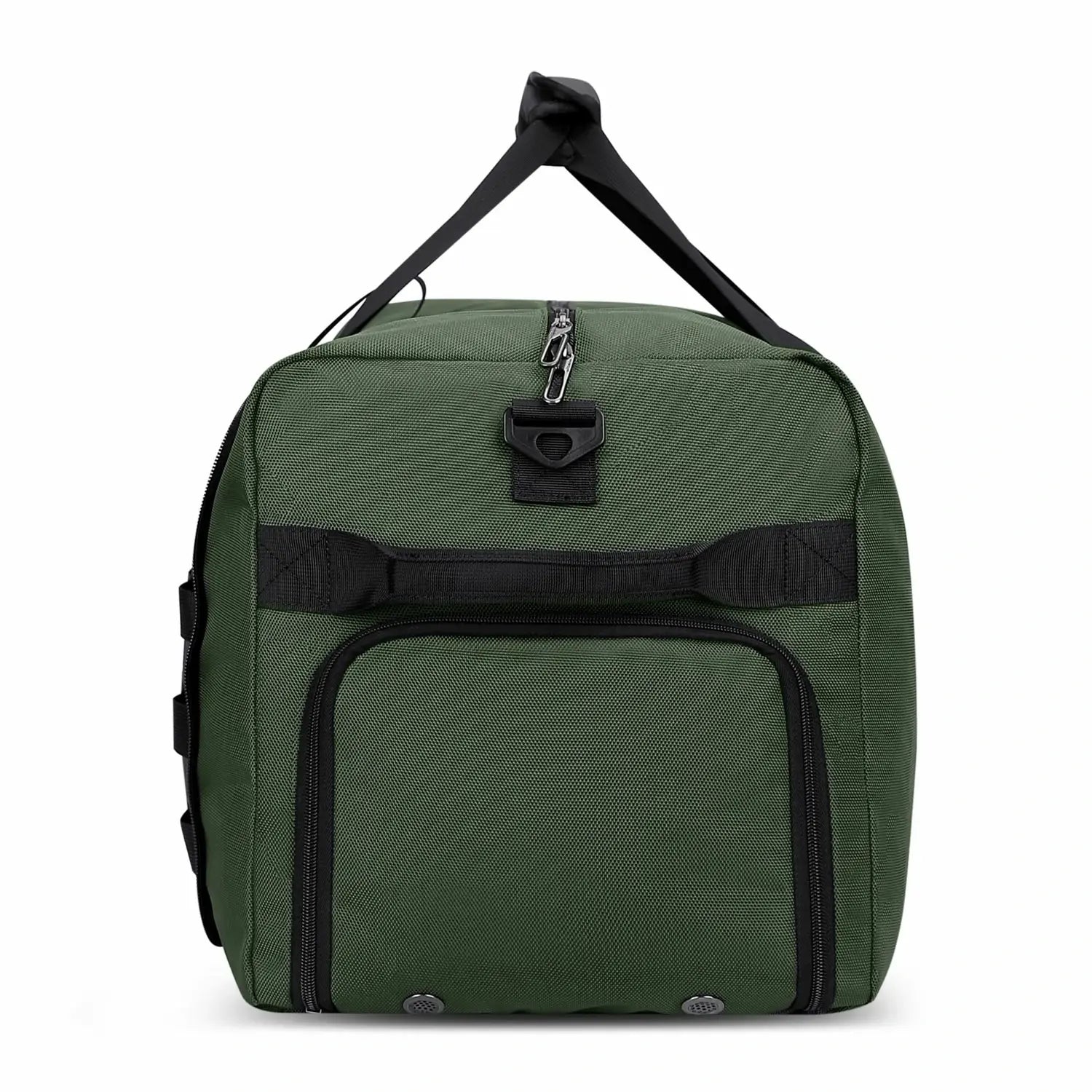 Foldable Duffel Bag for Travel 65L Lightweight Packable amry green nylon bag