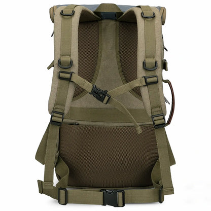 Convertible 40L travel backpack with USB port and 18+ compartments, fits 17 inch laptop, ideal for men and women a8013 best amry green backpack