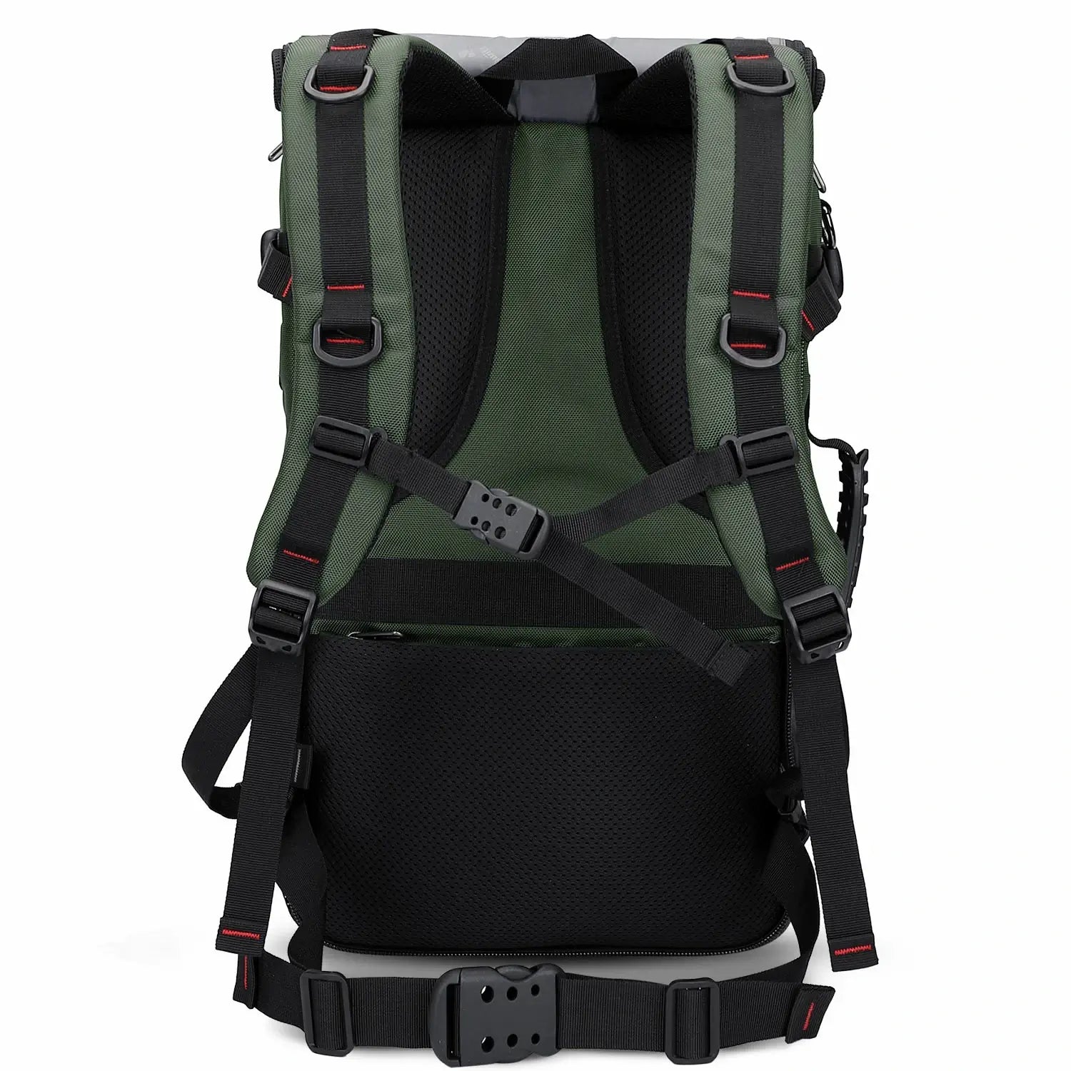 Carry On Travel Backpack for Men Nylon Bag 45L #color_green