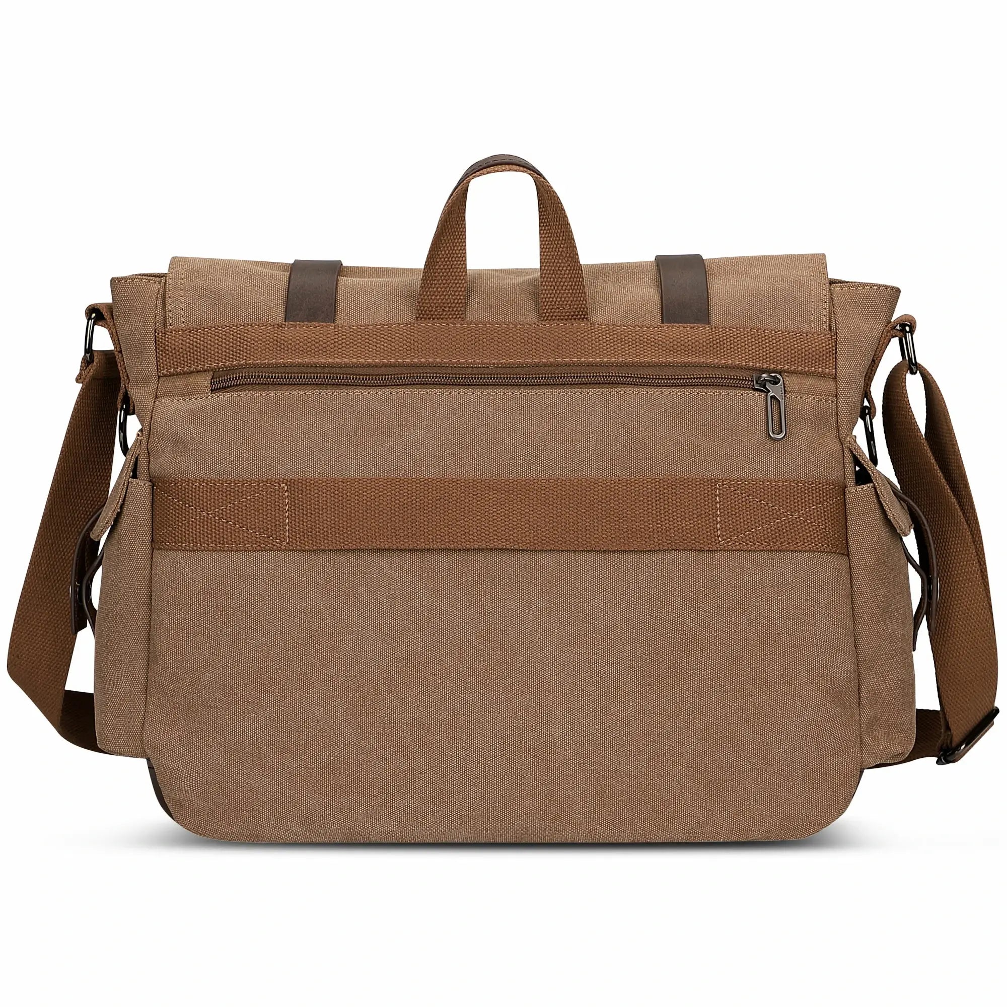 Bolsa de mensajero para hombres, bolsa de lona vintage, bolsas tote