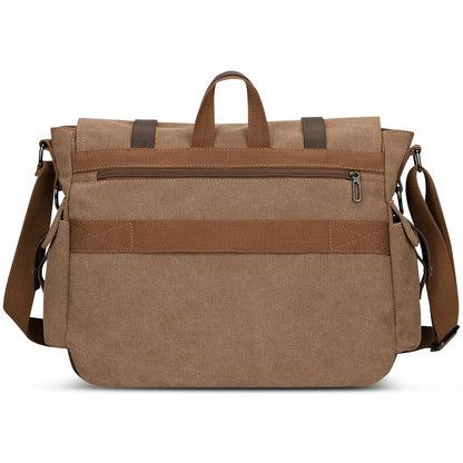 Bolsa de mensajero para hombres, bolsa de lona vintage, bolsas tote