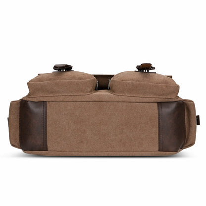 Bolsa de mensajero para hombres, bolsa de lona vintage, bolsas tote