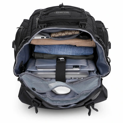 B691 witzman travel backpack for men large nylon carry on backpack laptop bag weekender bag