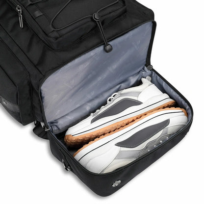 witzman travel backpack for men large nylon carry on backpack laptop bag weekender bag Shoe compartment