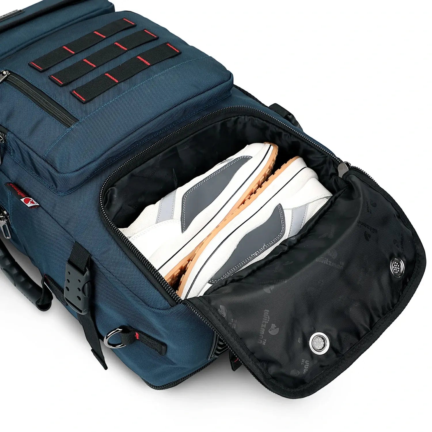 Multifunctional Leisure Carry on Travel Backpack sliver blue pack for men witzman b682 40L