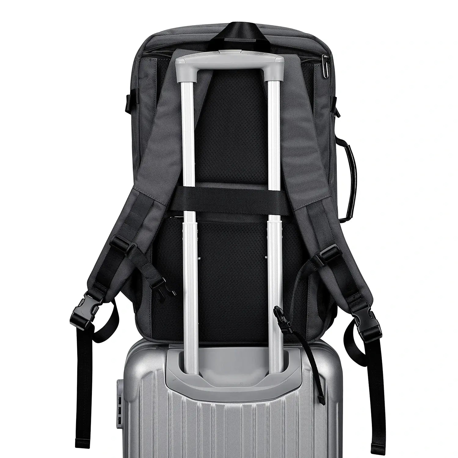 WITZMAN 35L sliver grey travel backpack for men nylon bag