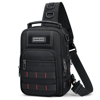 Men’s Nylon Sling Chest Bag Crossbody Casual Daily Bag B730