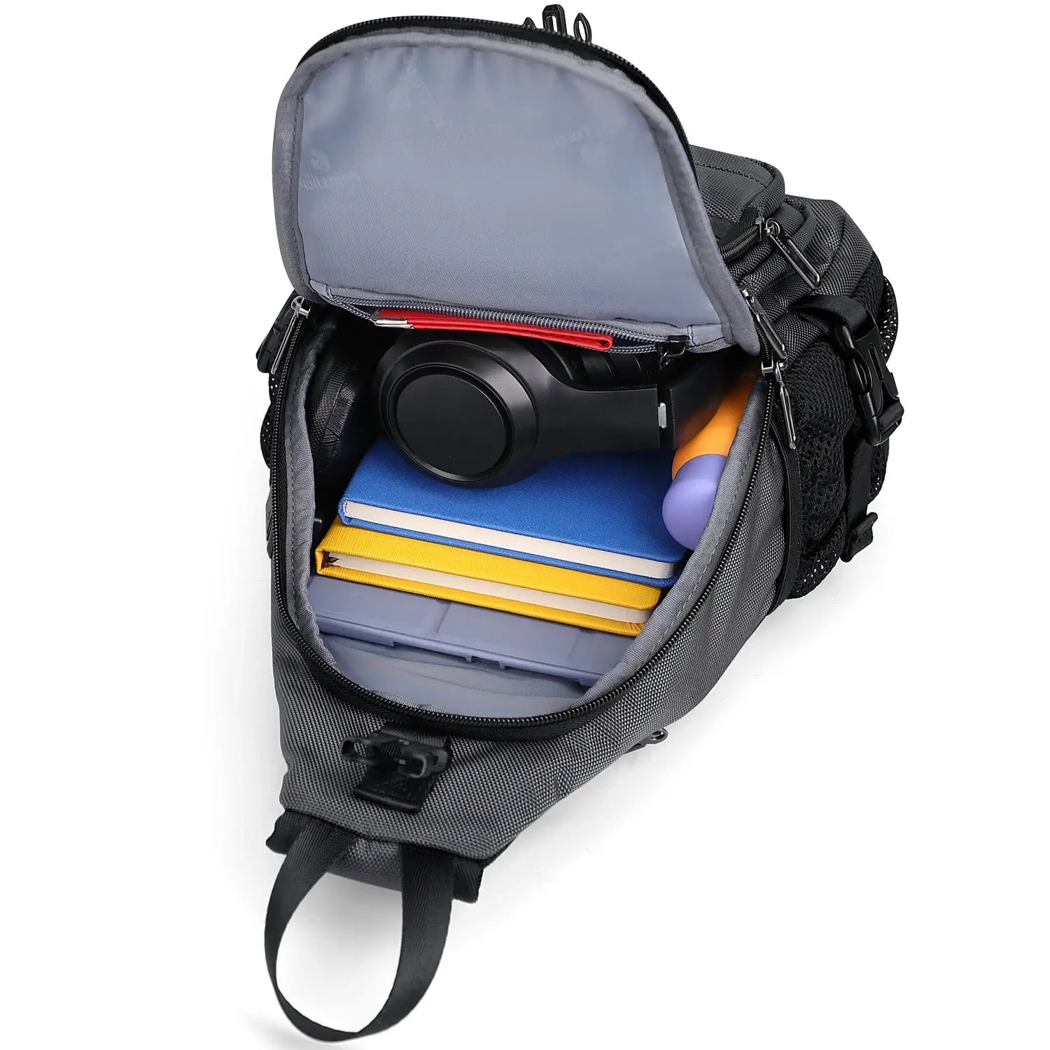 Casual Nylon Chest Bag Triangular Crossbody Sling Bags For Men B735